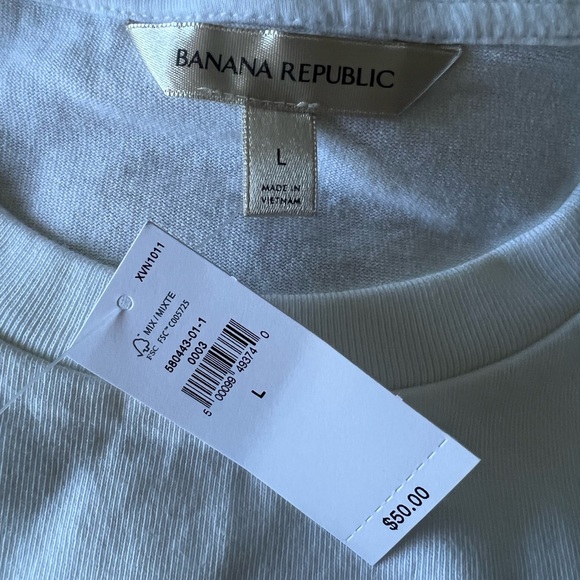 NWT Banana Republic Supima Tank - L - Picture 4 of 4